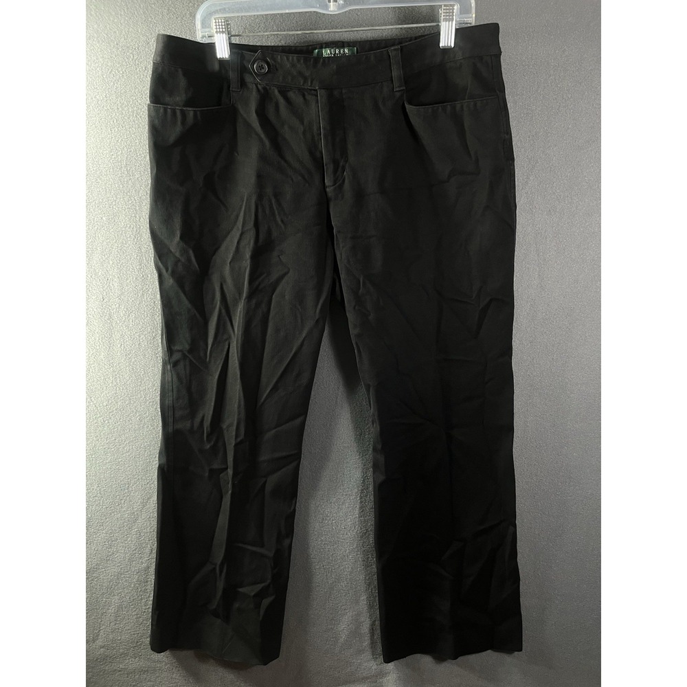 LAUREN RALPH LAUREN Pants Black Adelle Women's 14 Professional Business Dress